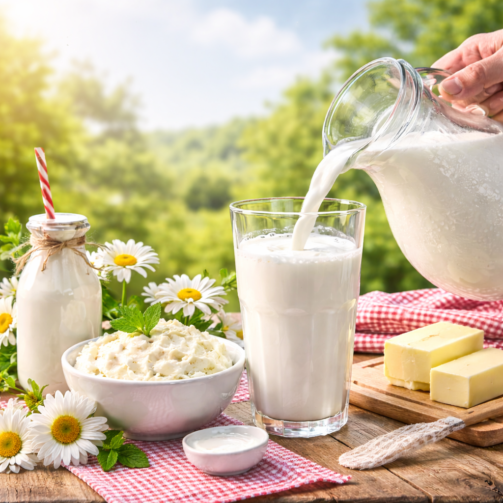 Illustration zum Thema Milch in der Schwangerschaft