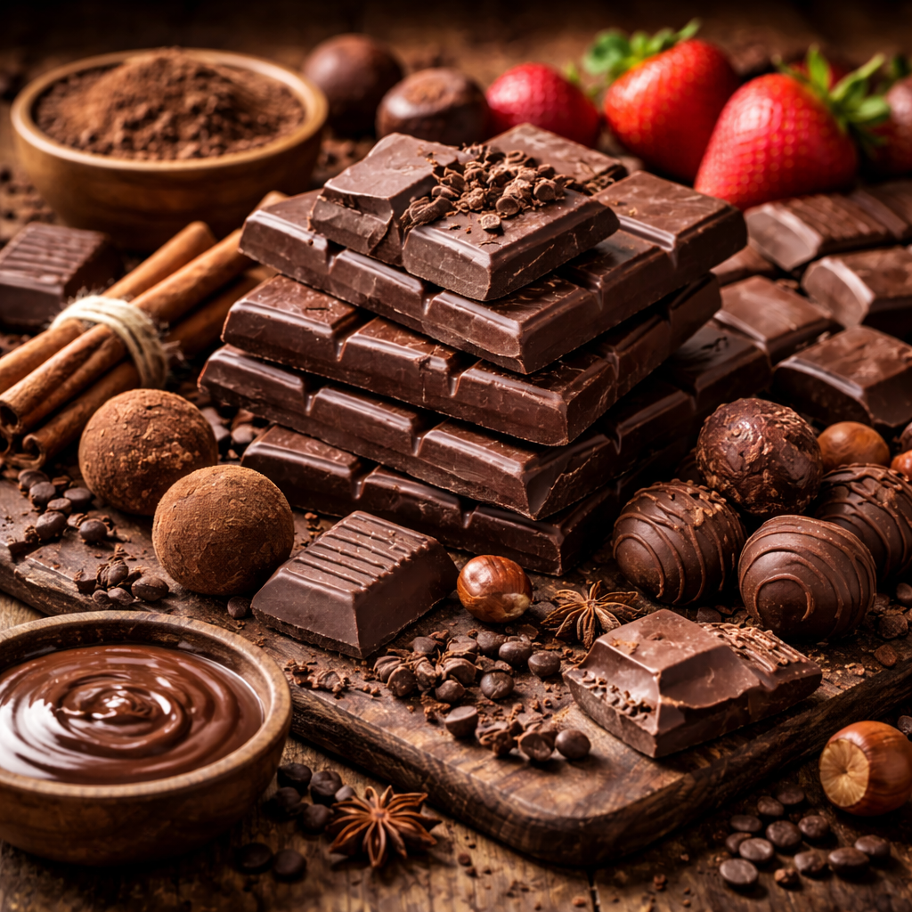 Illustration zum Thema Schokolade in Schwangerschaft und Stillzeit