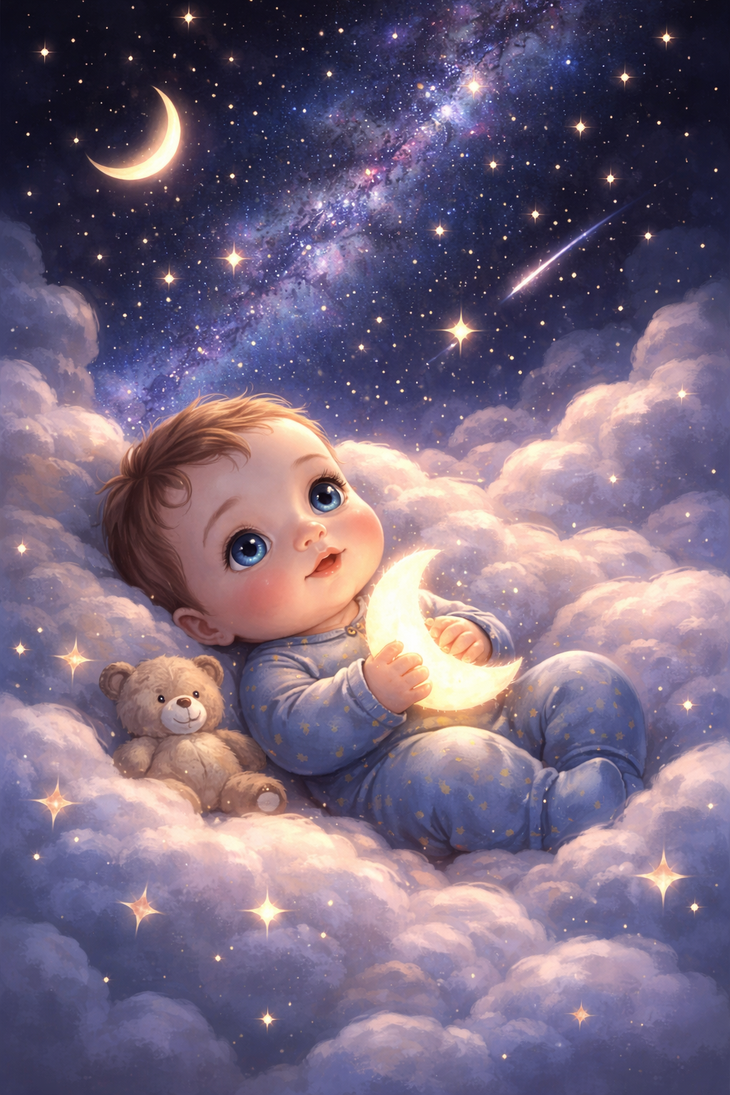 Illustration zum Thema Sternenguckerbaby